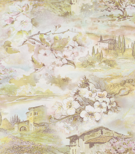 Тоскана 6239-4 обои дупл. с перл. (золотистая)/12  МОСКВА