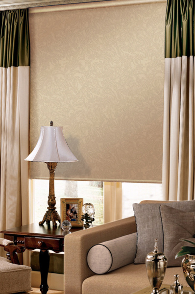 Мини Ролета  Арабеска  цвет капучино 160*160