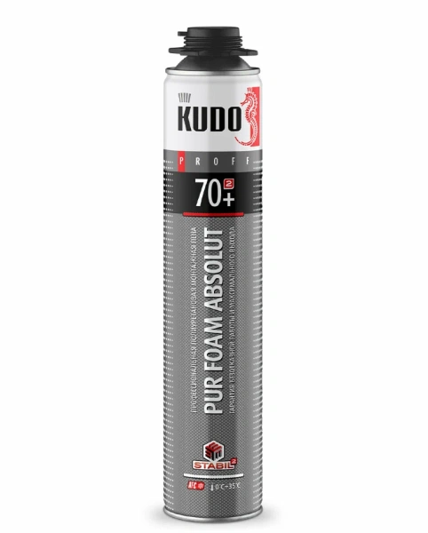 Пена полиуретановая монтажная профессиональная "KUDO PROFF ABSOLUT XPRESS 70+"