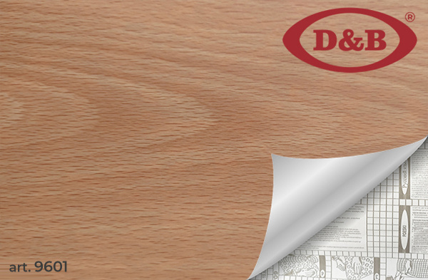 9601 Пленка  самокл. D&B  0.67*8м    дерево светлое /6