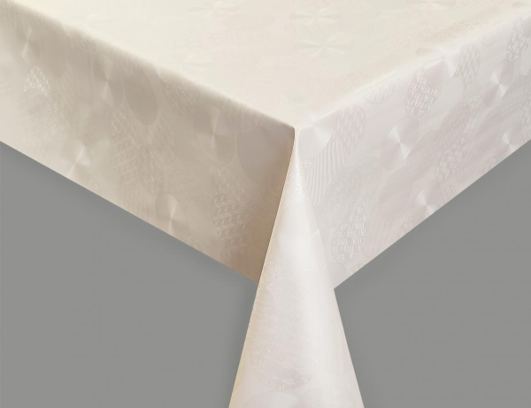 Клеенка BOGEMA BRIO ZS-8035А5 на тканой основе молочный 1,4м*0,25мм*20м 1/1