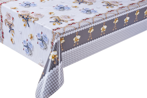 Клеенка DIAMOND TD-2035D на тканевой основе 3D 1.37м*0.28мм*20м