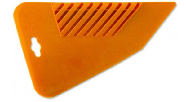 Шпатель для разглаживания обоев, пластмассовый 28см (10) (крыло)