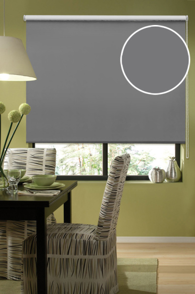 Мини Ролета  Светонепроницаемоя  цвет серый  98*170  СНЯТЫ С ПРОИЗВОДСТВА