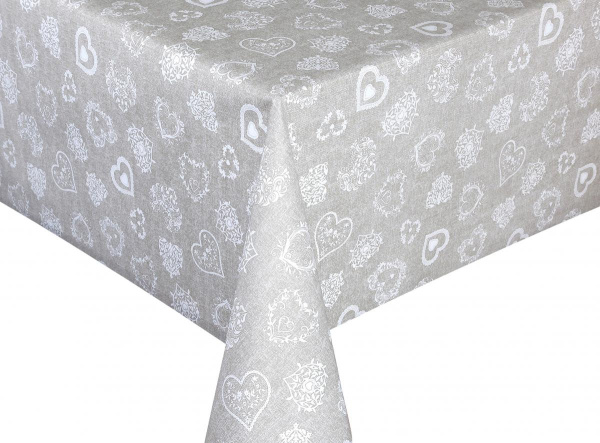 TF-02B Скатерть DE ROSA хлопковая с тефлоновой пропиткой 1,37*20м
