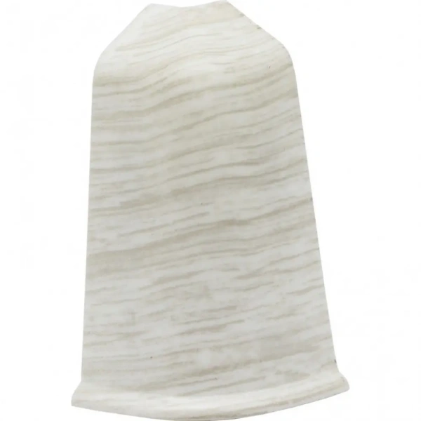 Угол внешний к плинтусу QUADRO 55мм №580 Дуб Северный (блистеры по 2шт)