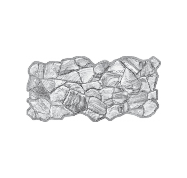 Панель ПВХ "Камни Песчаник графитовый" 480х980 (10) ССС