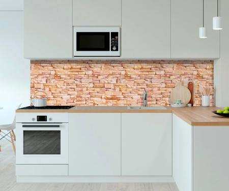 Фартук "Камень" ABS-пластик (термоперевод) 3000*600*1,5мм КомфортПласт