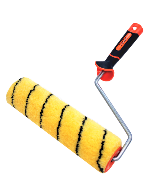 Валик полиакрил тигр DECOR 250мм, d 50мм, бюгель 8мм, ворс 11мм