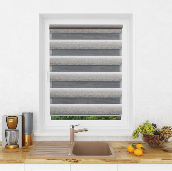 Мини Ролета День-ночь "Дабл"  LB 55-01  52*160