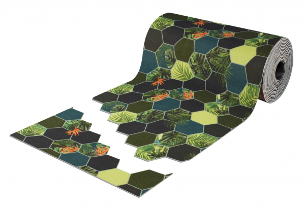 Коврик-дорожка SHAHINTEX DIGITAL PRINT (18) "Джунгли" 80 х 1000 зеленый