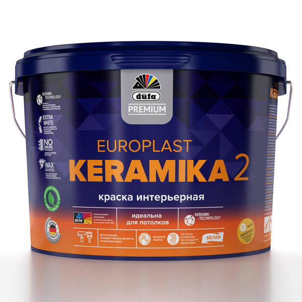 Краска В/Д "Dufa Premium EuroPlast Keramika 2" база 1  2,5л (2) ССС