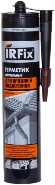 IRFIX Герметик для кровли и водостоков нейтральный 310 мл коричневый (12)