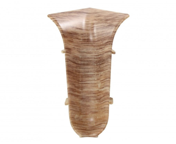 Угол внутренний к плинтусу "WIMAR" 58мм Дуб летний (25)