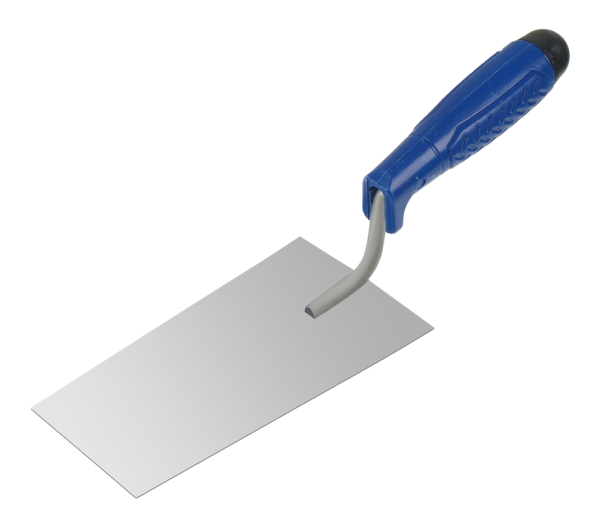 Кельма " Трапеция" Mokke 180 мм нержавеющая сталь,пластиковая ручка  ССС