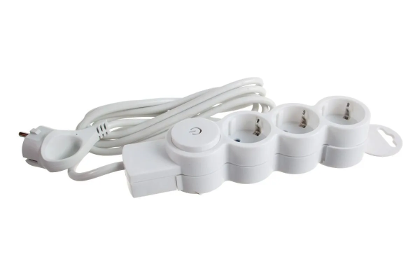 Удлинит. 3*5 ПВС 10А c/з с выключателем В приДАЧУ (1/30)