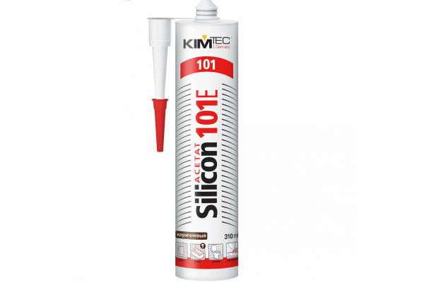 Силикон 101Е "KIM TEC" коричневый 280мл (6)