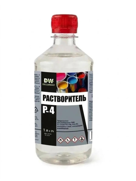 Растворитель Р-4 "DECORWAY"  1л 