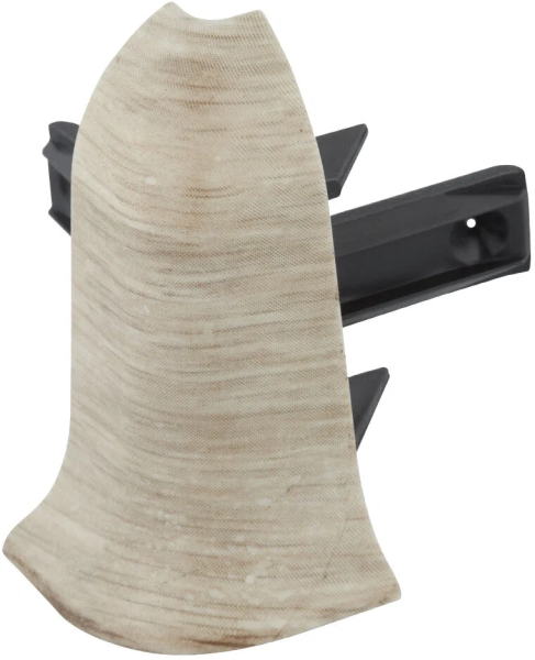 Угол наружный к плинтусу "WIMAR" 58мм Дуб рене (25)