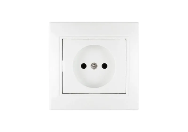Розетка 1-я б/з белый СП TANGO 16А, 250В