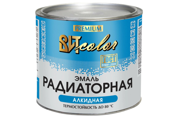 Эмаль для радиаторов алкидная белая ВИТ color 1,9кг