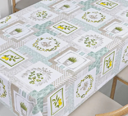 Клеенка ПВХ на нетканной основе Dekorelle Jakline 655, разм. 1,4x20м