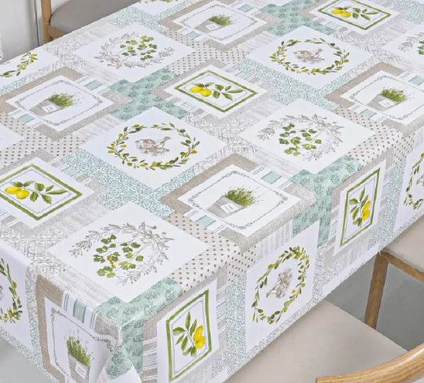 Клеенка ПВХ на нетканной основе Dekorelle Jakline 655, разм. 1,4x20м