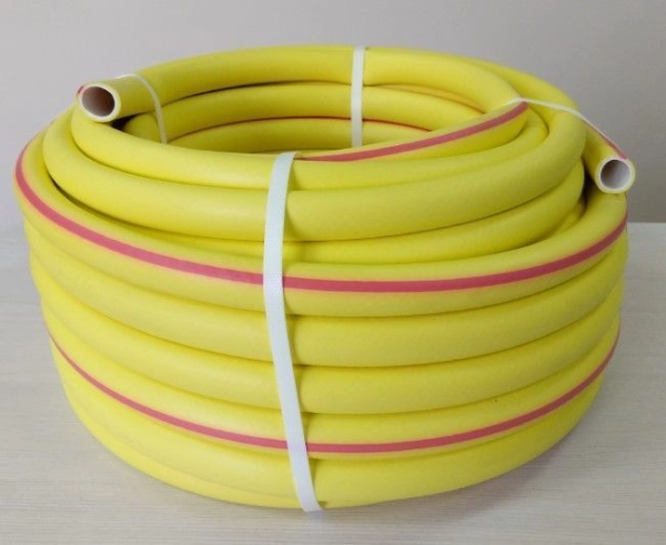 Шланг резиновый (ТЭП) Soft Touch армир, 3/4", 25м, желтый, давление 7-15 бар. В приДАЧУ