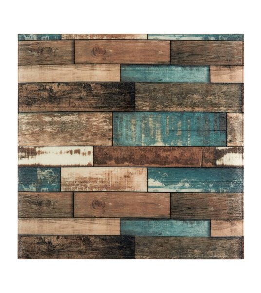 Панель самоклеящаяся 3D "DecoSelf" Деревянная мозайка WG-MS4 70*70*0,4см (упак. 10шт)