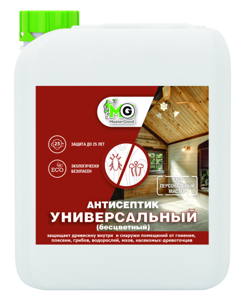 Антисептик Универсальный бесцветный (готовый)  "Master Good" 1л (12)