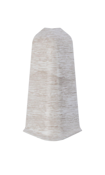 Угол внешний к плинтусу  TERA Дуб натуральный  72мм (2шт)