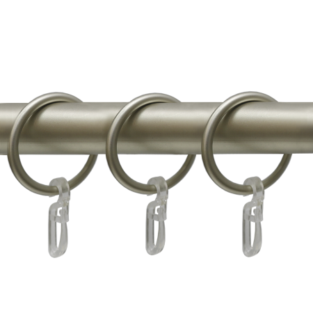 Телескоп.двухряд.карниз, Наконечник Классика, Матовый никель, 16/19мм ,160-320см,