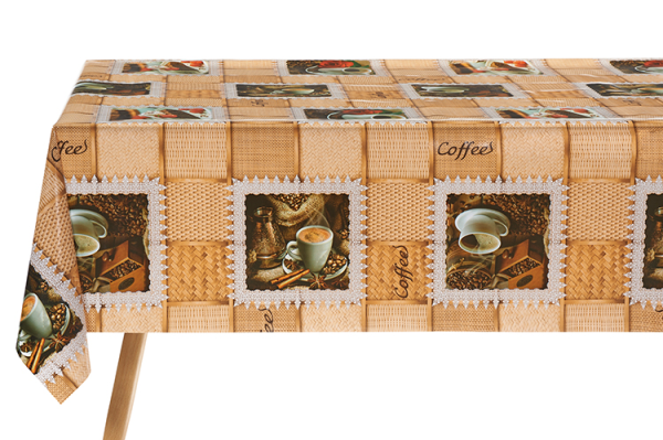 Клеенка ПВХ на нетканой основе Dekorelle Glance 652, разм. 1,4х20м