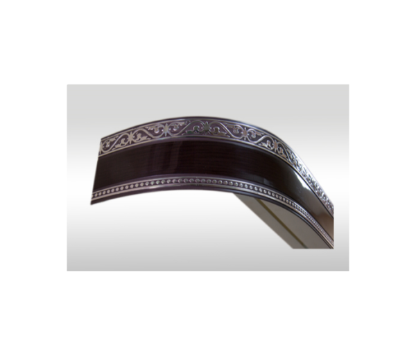 Карниз "Монарх" 3,0м венге/серебро МК