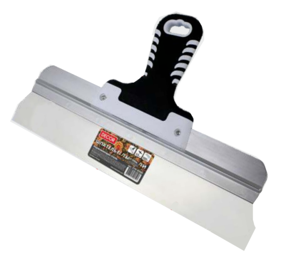 Шпатель д/финишных работ, толщина 0,4мм, 250 мм "DECOR"  (16) ССС