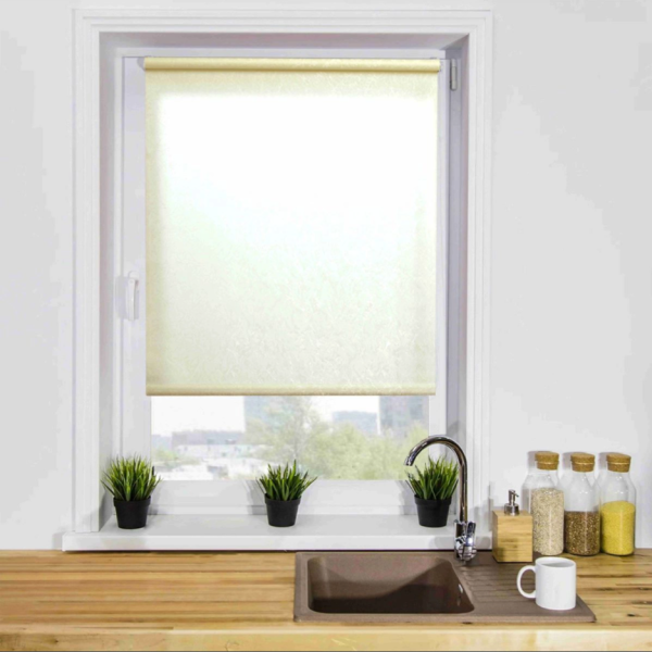 Мини Ролета Жаккард LM 66-02 64*215 (кремовый) Р