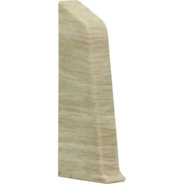 Заглушка левая и правая к плинтусу QUADRO 55мм №563 Дуб Монгольский (блистеры по 2шт)