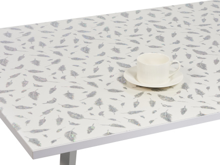 Клеенка силиконовая Dekorelle 178-S (серебро прозр фон) 0,8*20м