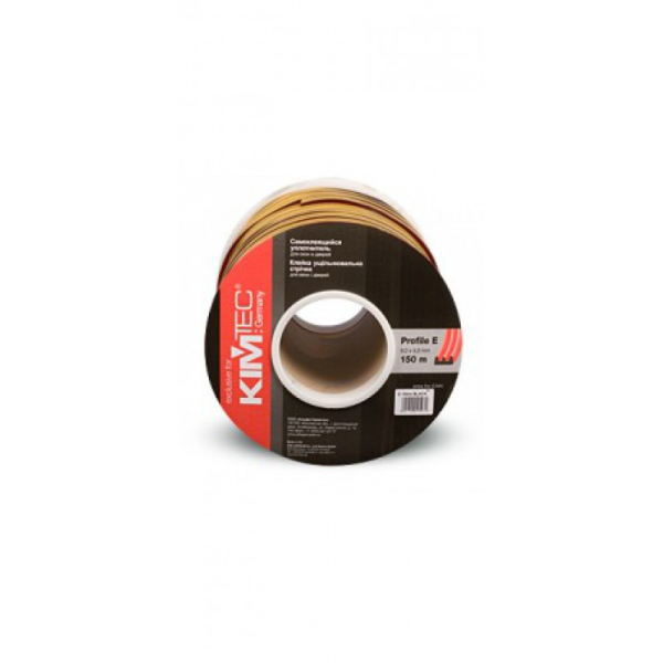 Уплотнитель "KIM TEC" Е-профиль, 9*4  белый, 150 м,(6)