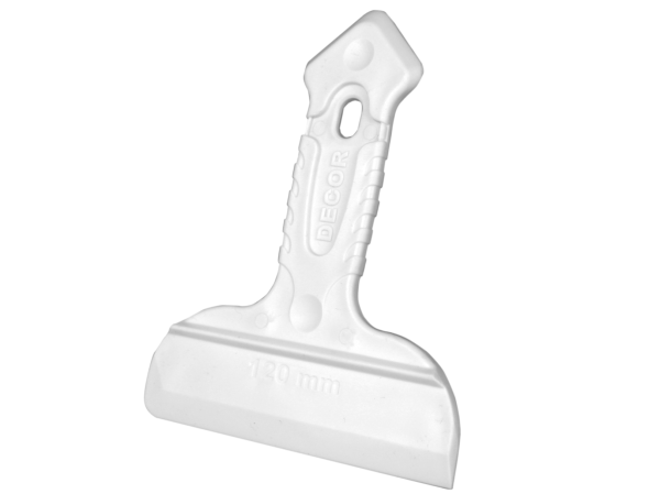 Шпатель двусторонний "DECOR" 120 мм, резин. ручка (5) ССС