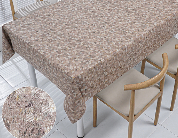 Клеенка ПВХ на тканевой основе Dekorelle Palmira 031-1, разм. 1,4х20м