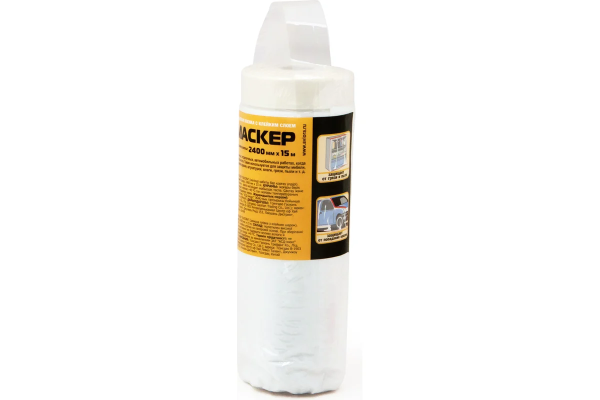 Маскер защитная пленка с клейким слоем, 2400мм*15м, AVIORA (24)