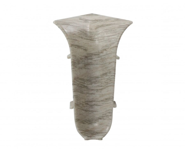 Угол внутренний к плинтусу "WIMAR" 58мм Дуб веронский (25)