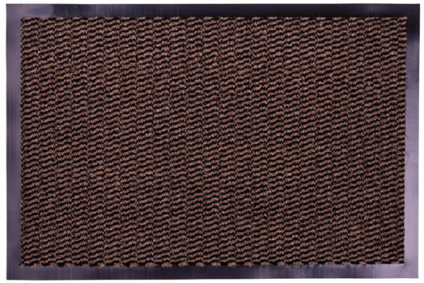 Коврик влаговпитывающий Dekorelle LEYLA 002, коричневый, разм. 40x60см (24 шт/кор)