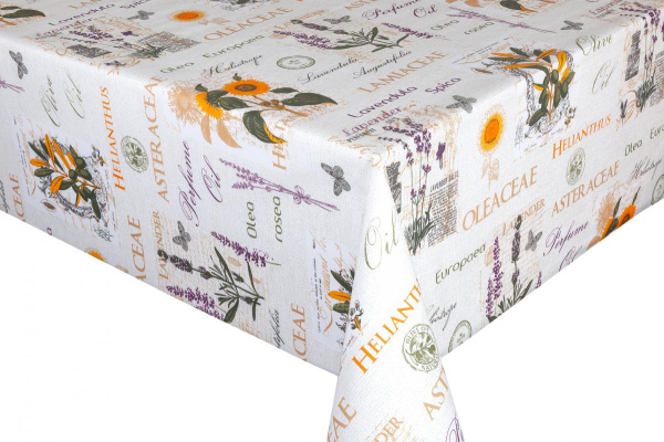 TF-06D Скатерть DE ROSA хлопковая с тефлоновой пропиткой 1,37*20м