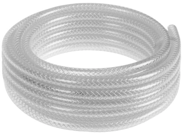 Шланг поливочный Силиконовый армиров, 3/4, 20м, прозрачн, толщина2,5 мм, давление3-10бар  В приДАЧУ