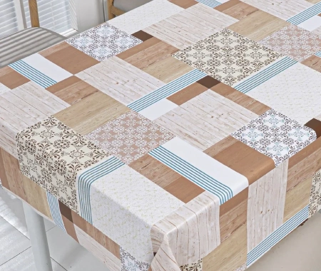 Клеенка ПВХ на нетканной основе Dekorelle Jakline 650, разм. 1,4x20м