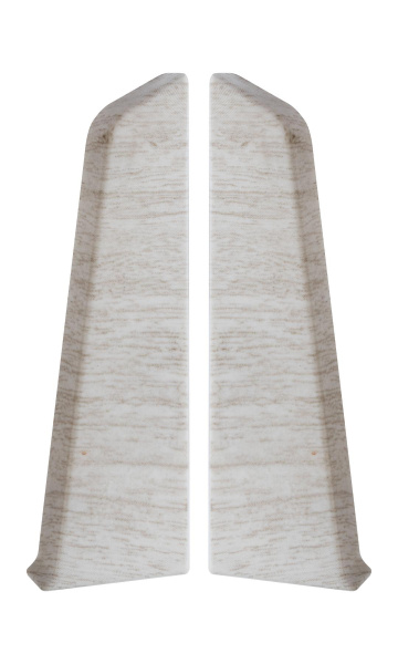 Заглушки к плинтусу  TERA Сандал  72мм (2шт)