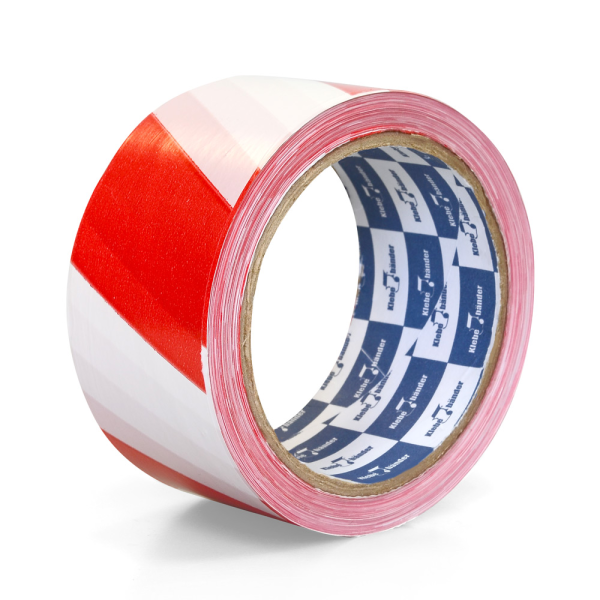 Лента 520 для ограждений 50мм бело-красная неклейкая Klebebander 200 метров (8)