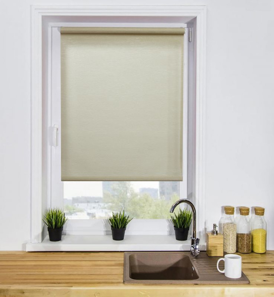 Мини ролета Ампир LM 78-07  57*160 (Жемчуговый)  ПЛАНИРУЮТСЯ К ВЫВОДУ